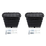 Maxbell Bicycle Storage Basket Metal Wire with Liner Bag for Riding Outdoor Shopping front