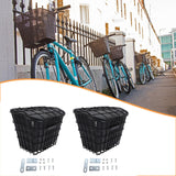Maxbell Bicycle Storage Basket Metal Wire with Liner Bag for Riding Outdoor Shopping front