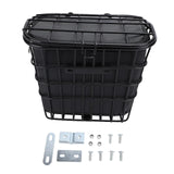 Maxbell Bicycle Storage Basket Metal Wire with Liner Bag for Riding Outdoor Shopping front