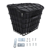 Maxbell Bicycle Storage Basket Metal Wire with Liner Bag for Riding Outdoor Shopping front