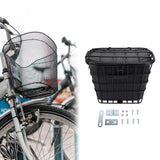 Maxbell Bicycle Storage Basket Metal Wire with Liner Bag for Riding Outdoor Shopping front