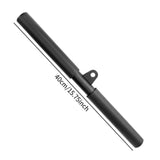 Maxbell LAT Pull Down Bar Sturdy Tricep Straight Bar for Rowing Training Back Muscle NO Carabiner