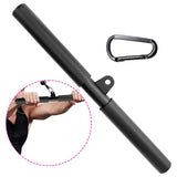 Maxbell LAT Pull Down Bar Sturdy Tricep Straight Bar for Rowing Training Back Muscle with Carabiner