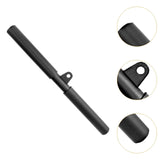 Maxbell LAT Pull Down Bar Sturdy Tricep Straight Bar for Rowing Training Back Muscle with Carabiner