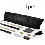 Maxbell Pool Cue Cases 1/2 Jointed Cue Cases PU Leather 3x4 Soft Pool Cue Cases 85cm Black