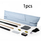 Maxbell Pool Cue Cases 1/2 Jointed Cue Cases PU Leather 3x4 Soft Pool Cue Cases 85cm Blue