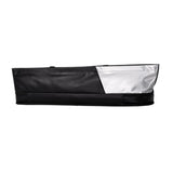 Maxbell Pool Cue Cases 1/2 Jointed Cue Cases PU Leather 3x4 Soft Pool Cue Cases 85cm Black Gray