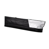Maxbell Pool Cue Cases 1/2 Jointed Cue Cases PU Leather 3x4 Soft Pool Cue Cases 85cm Black Gray