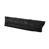 Maxbell Pool Cue Cases 1/2 Jointed Cue Cases PU Leather 3x4 Soft Pool Cue Cases 85cm Black Patterned