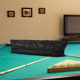 Maxbell Pool Cue Cases 1/2 Jointed Cue Cases PU Leather 3x4 Soft Pool Cue Cases 85cm Black Patterned