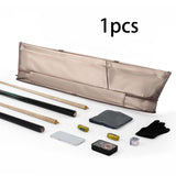 Maxbell Pool Cue Cases 1/2 Jointed Cue Cases PU Leather 3x4 Soft Pool Cue Cases 85cm Gold