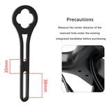 Maxbell Out Front Bike Computer Mount Extended Mount Cycling Bicycle Handlebar Mount