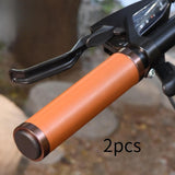 Maxbell 2 Pieces Bike Handlebar Grips Cycling Bar Covers for Mountain Road Bikes BMX Brown