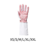 Maxbell Foil/epee Fencing Glove Left Handed Protective Gear for Competition Training XS