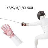 Maxbell Foil/epee Fencing Glove Left Handed Protective Gear for Competition Training XS