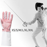 Maxbell Foil/epee Fencing Glove Left Handed Protective Gear for Competition Training XS