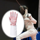 Maxbell Foil/epee Fencing Glove Left Handed Protective Gear for Competition Training M