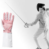 Maxbell Foil/epee Fencing Glove Left Handed Protective Gear for Competition Training XXL