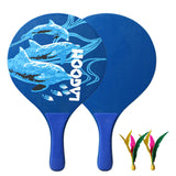 Maxbell Paddle Ball Set Funny Yard Lawn Indoor Outdoor Badminton Set for Adults Kids