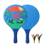 Maxbell Paddle Ball Set Funny Yard Lawn Indoor Outdoor Badminton Set for Adults Kids