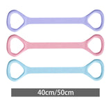 Maxbell Fitness Resistance Band 8 Yoga Gym Fitness Pulling Rope for Yoga Sports Purple 40 cm Length