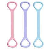 Maxbell Fitness Resistance Band 8 Yoga Gym Fitness Pulling Rope for Yoga Sports Purple 40 cm Length