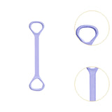 Maxbell Fitness Resistance Band 8 Yoga Gym Fitness Pulling Rope for Yoga Sports Purple 40 cm Length