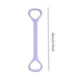 Maxbell Fitness Resistance Band 8 Yoga Gym Fitness Pulling Rope for Yoga Sports Purple 40 cm Length