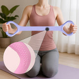 Maxbell Fitness Resistance Band 8 Yoga Gym Fitness Pulling Rope for Yoga Sports Purple 40 cm Length