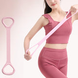 Maxbell Fitness Resistance Band 8 Yoga Gym Fitness Pulling Rope for Yoga Sports Purple 50 cm Length