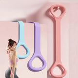 Maxbell Fitness Resistance Band 8 Yoga Gym Fitness Pulling Rope for Yoga Sports Pink 40 cm Length