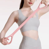 Maxbell Fitness Resistance Band 8 Yoga Gym Fitness Pulling Rope for Yoga Sports Pink 40 cm Length