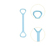 Maxbell Fitness Resistance Band 8 Yoga Gym Fitness Pulling Rope for Yoga Sports Blue 50 cm Length