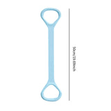 Maxbell Fitness Resistance Band 8 Yoga Gym Fitness Pulling Rope for Yoga Sports Blue 50 cm Length