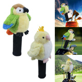 Maxbell Plush Parrot Driver Head Cover Scratch Resistant Present Cute Golf Headcover Blue
