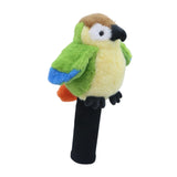 Maxbell Plush Parrot Driver Head Cover Scratch Resistant Present Cute Golf Headcover Blue