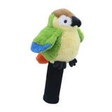 Maxbell Plush Parrot Driver Head Cover Scratch Resistant Present Cute Golf Headcover Blue