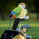 Maxbell Plush Parrot Driver Head Cover Scratch Resistant Present Cute Golf Headcover Blue