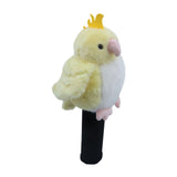 Maxbell Plush Parrot Driver Head Cover Scratch Resistant Present Cute Golf Headcover Yellow