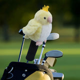 Maxbell Plush Parrot Driver Head Cover Scratch Resistant Present Cute Golf Headcover Yellow