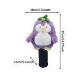 Maxbell Plush Animal Driver Head Cover Gift Novelty Anti Scratch Cute Golf Headcover
