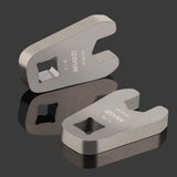 Maxbell 2 Pieces Open Ended Crowfoot Wrench Stainless Steel Bicycles Crowfoot Socket