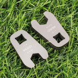 Maxbell 2 Pieces Open Ended Crowfoot Wrench Stainless Steel Bicycles Crowfoot Socket