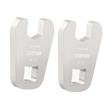 Maxbell 2 Pieces Open Ended Crowfoot Wrench Stainless Steel Bicycles Crowfoot Socket