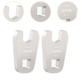 Maxbell 2 Pieces Open Ended Crowfoot Wrench Stainless Steel Bicycles Crowfoot Socket