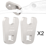Maxbell 2 Pieces Open Ended Crowfoot Wrench Stainless Steel Bicycles Crowfoot Socket