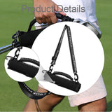 Maxbell Golf Club Carry Bag Travel Bag Reinforced Handle Golf Bag Kids Unisex Adults Black