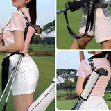 Maxbell Golf Club Carry Bag Travel Bag Reinforced Handle Golf Bag Kids Unisex Adults Black