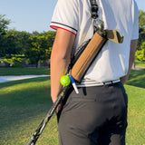 Maxbell Golf Club Carry Bag Travel Bag Reinforced Handle Golf Bag Kids Unisex Adults Khaki