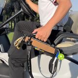 Maxbell Golf Club Carry Bag Travel Bag Reinforced Handle Golf Bag Kids Unisex Adults Khaki